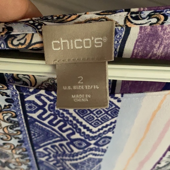 Chico’s patterned shirt - Picture 3 of 4